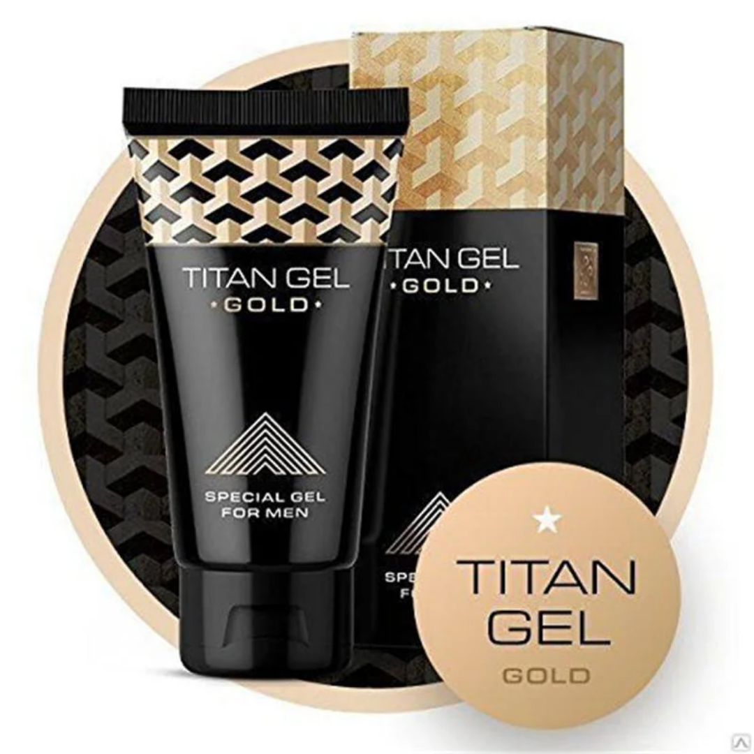 TITAN GEL gold pour homme